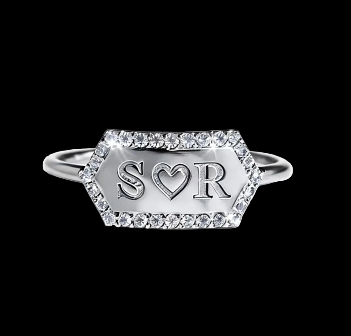 Personalized Crystal Ring
