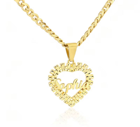 Custom Rolex Name Necklace