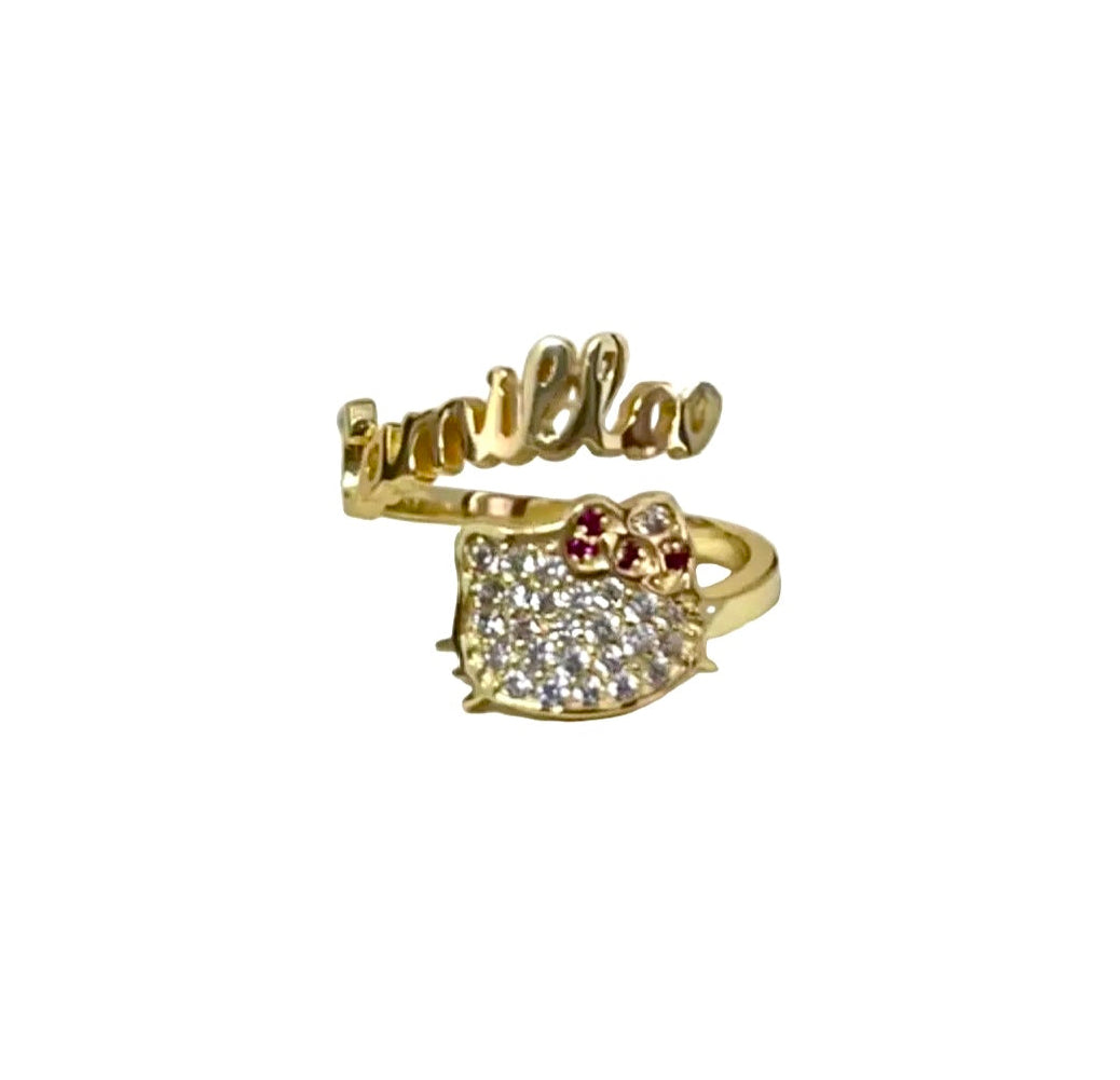 Bling Out Hk Name Ring