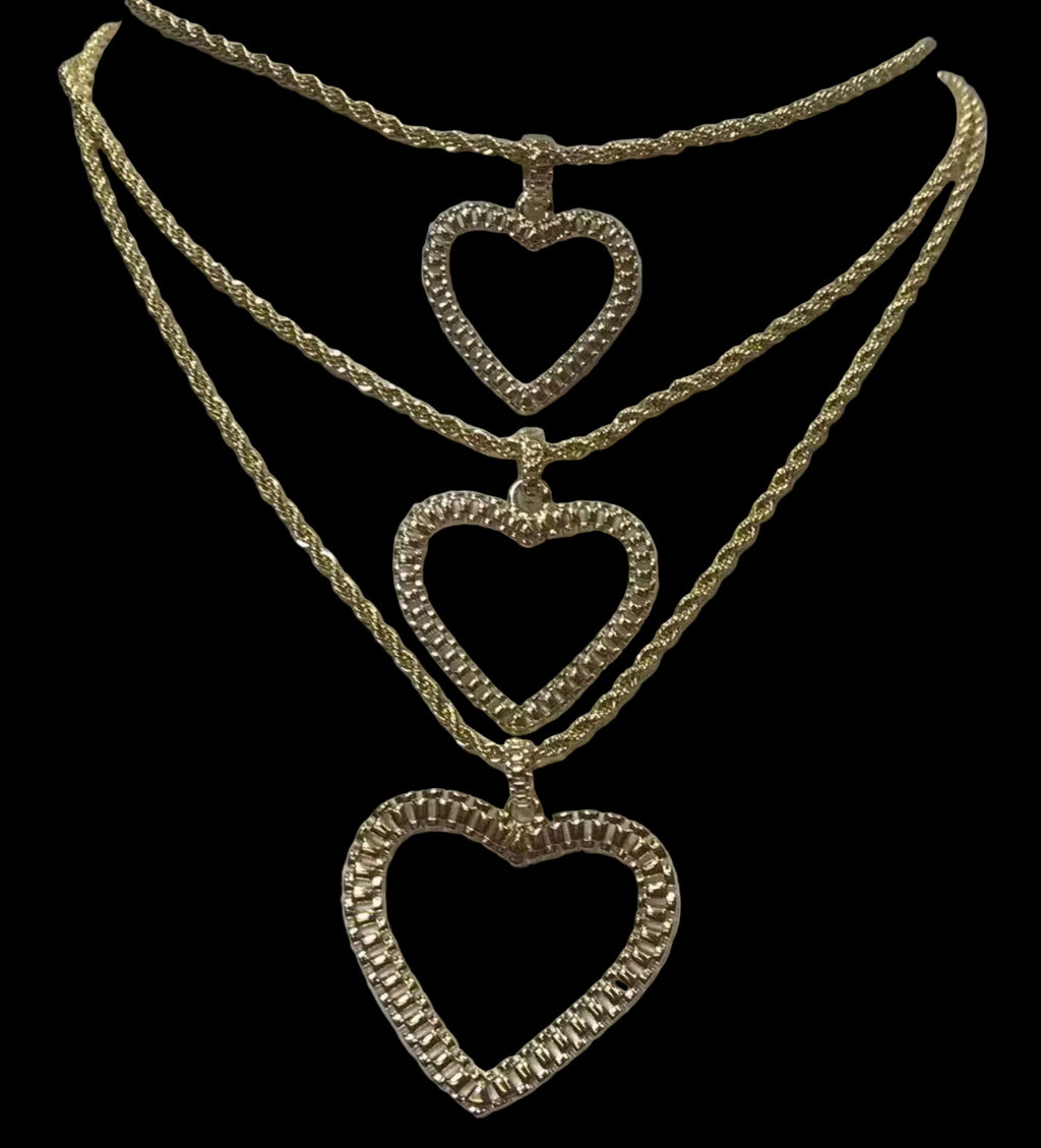 Heart Rolex Pendant Necklace
