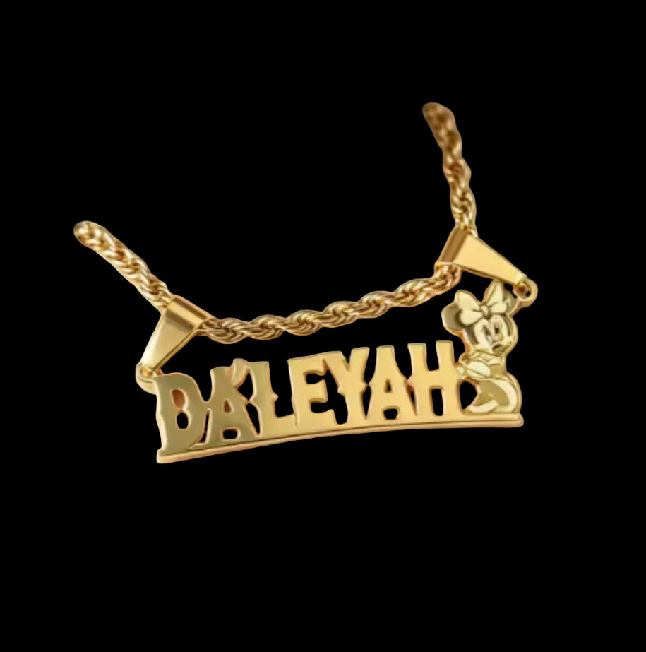 Minnie Custom Nameplate