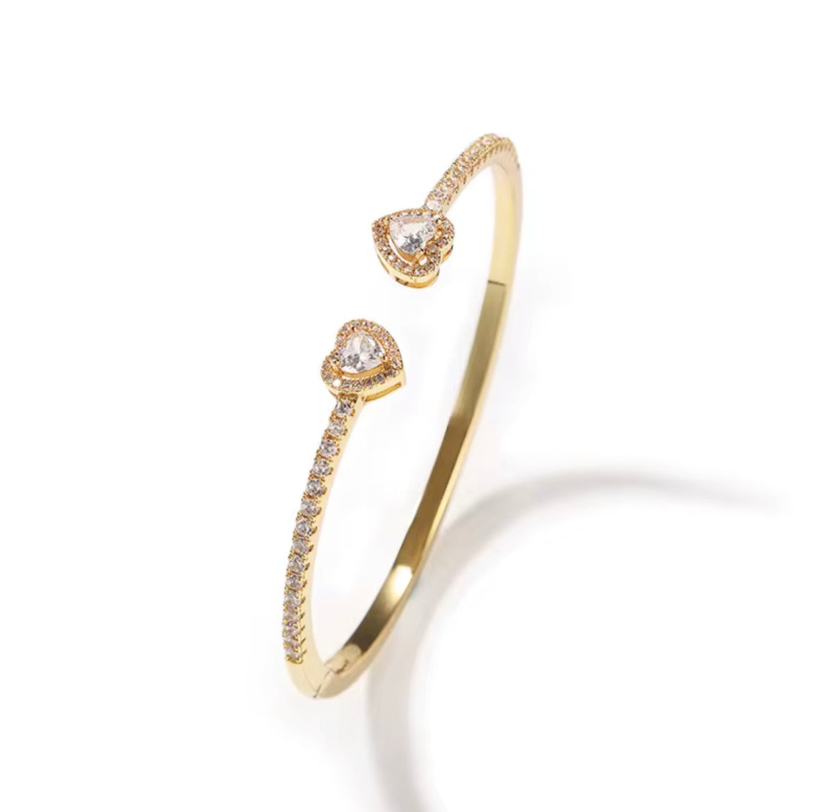 Icy Heart Bangle