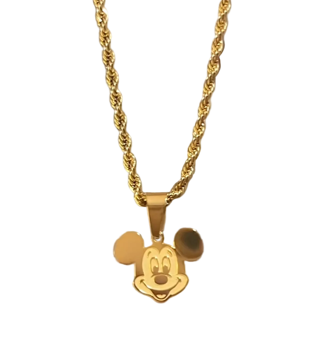 Small Mouse Pendant Necklace