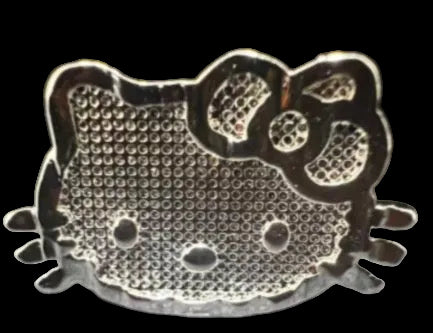 Silver Kitty Face Ring