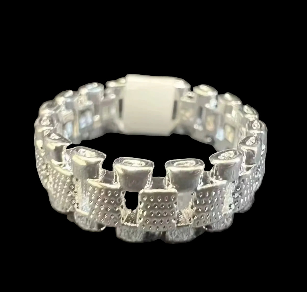 Silver Rolex Band Ring