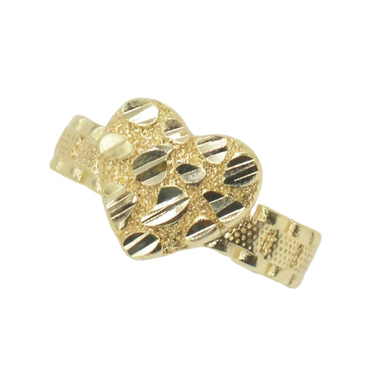 Heart Rolex Nugget Ring