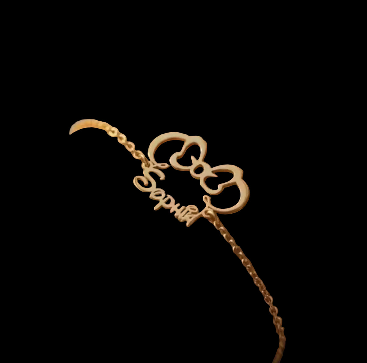 Minnie Name Bracelet