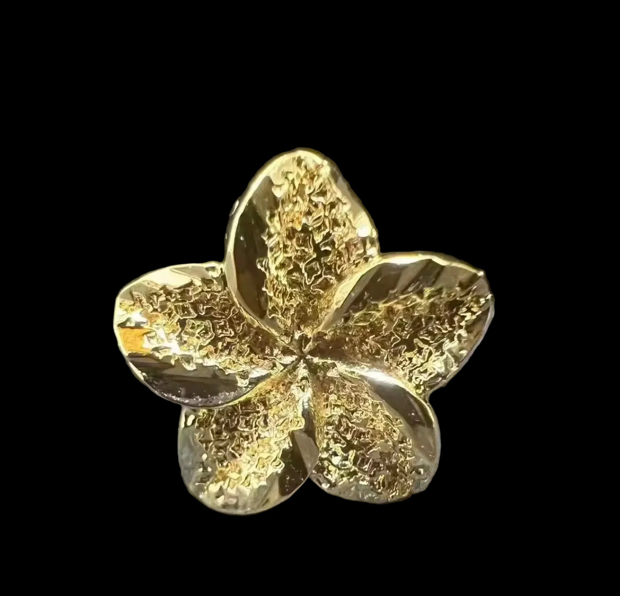 Plumeria Nugget Ring