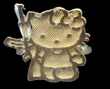Small Kitty Ak Simple Band Ring