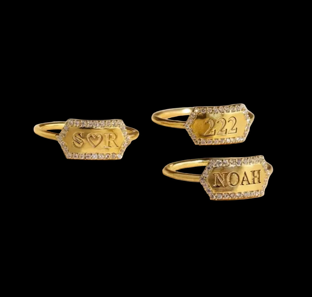 Personalized Crystal Ring