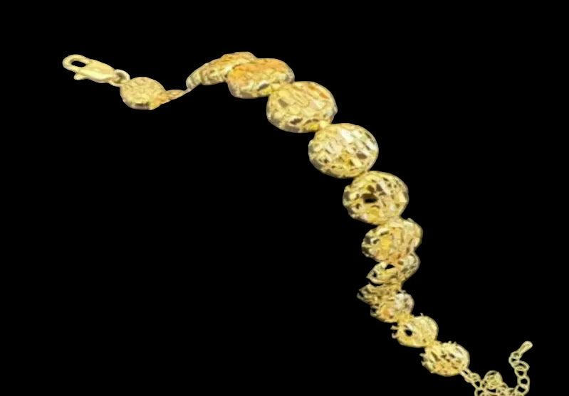 Circle Nugget Bracelet