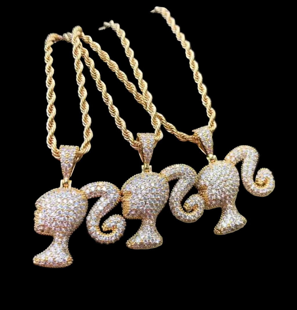 Bling Out Barbie Necklace