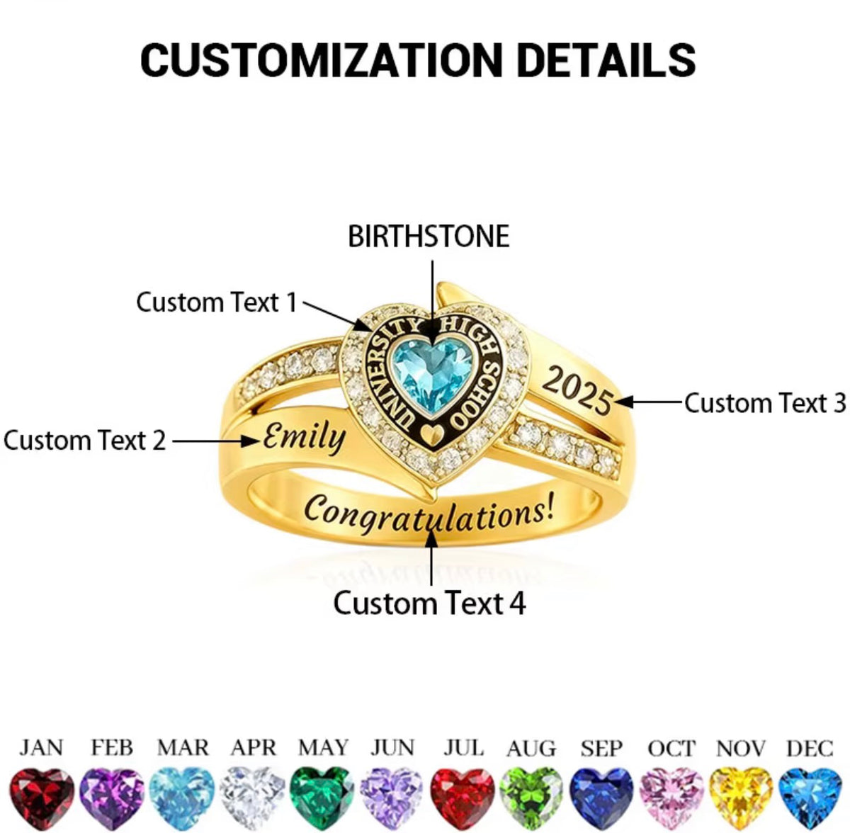 Heart Class Ring