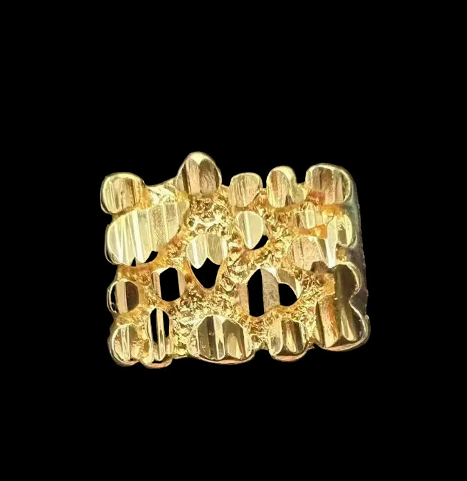 Square Nugget Ring