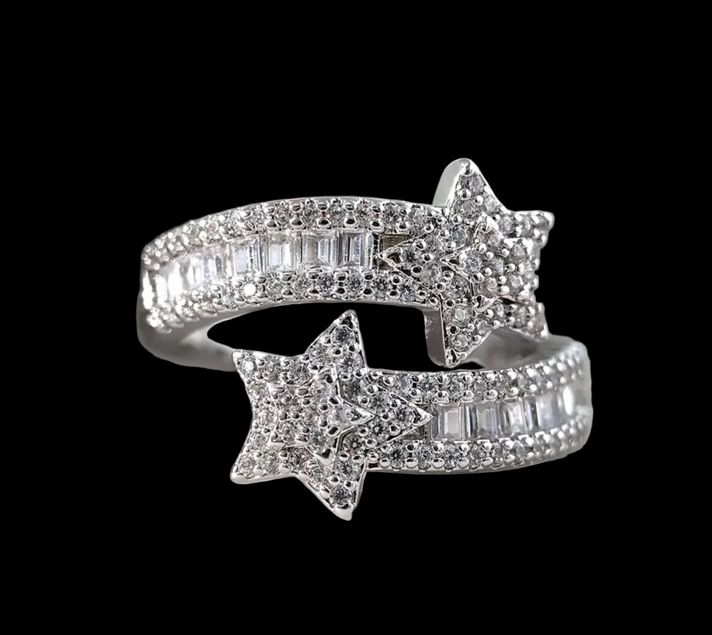 Double Star Luxe Ring