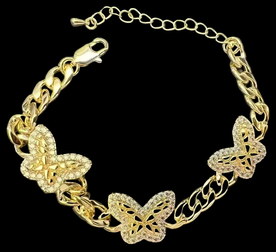 Butterfly Nugget Diamond Chain