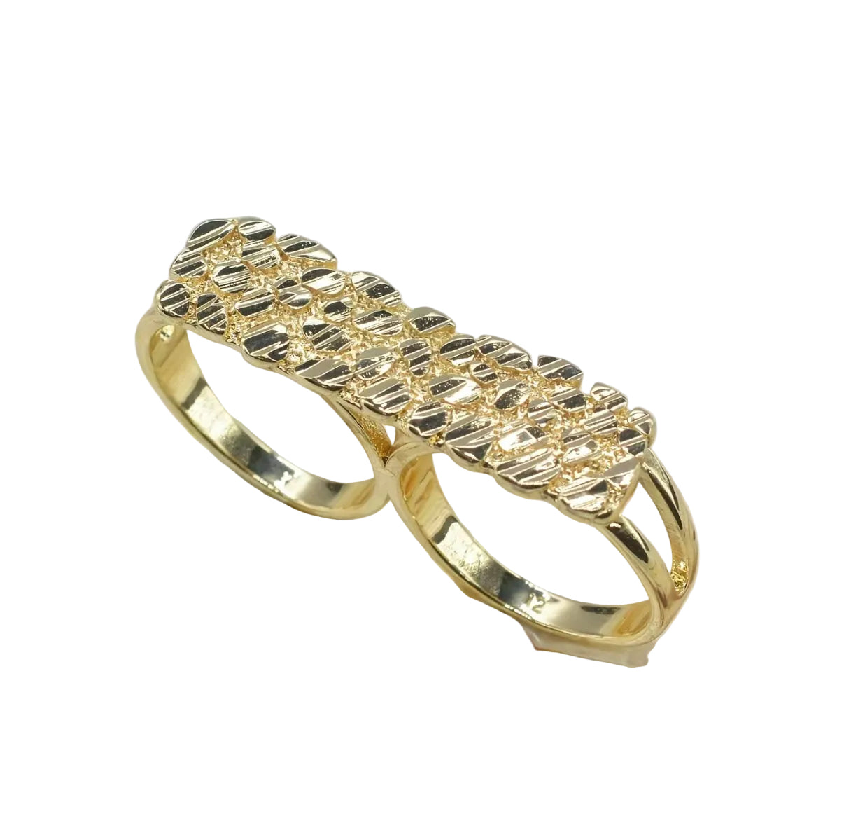 Two Finger Nugget Ring