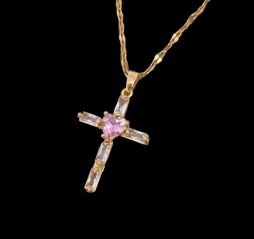 Cross Heart Necklace