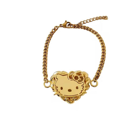 Heart Hk Face Bracelet