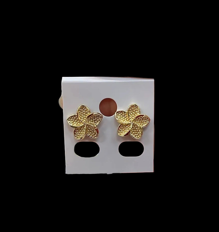 Plumeria Flower Earrings