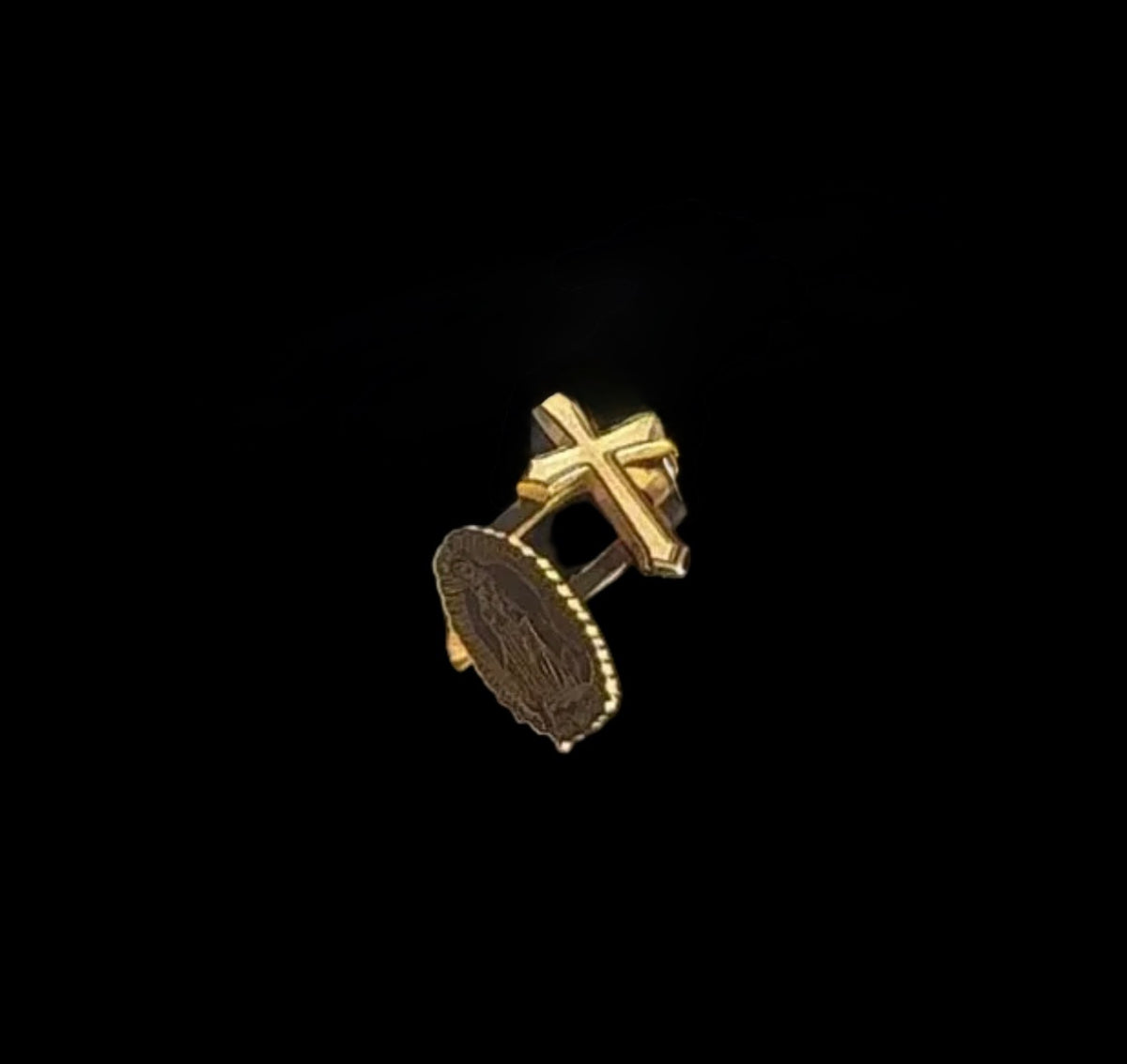 Virgin Mary x Cross Ring