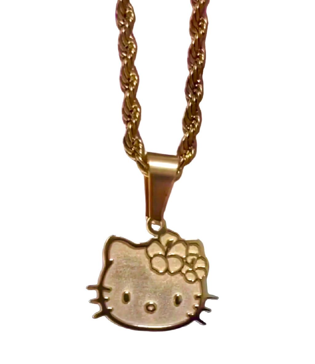 Hibiscus Hk Pendant Necklace