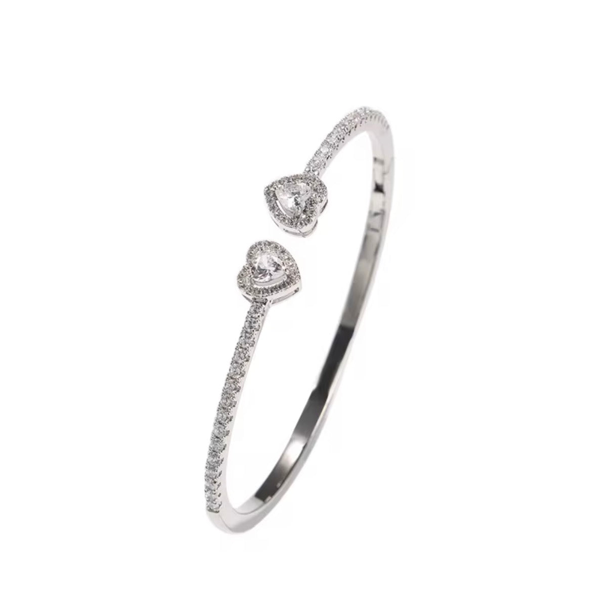 Icy Heart Bangle