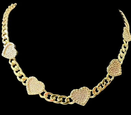 Heart Diamond Chain