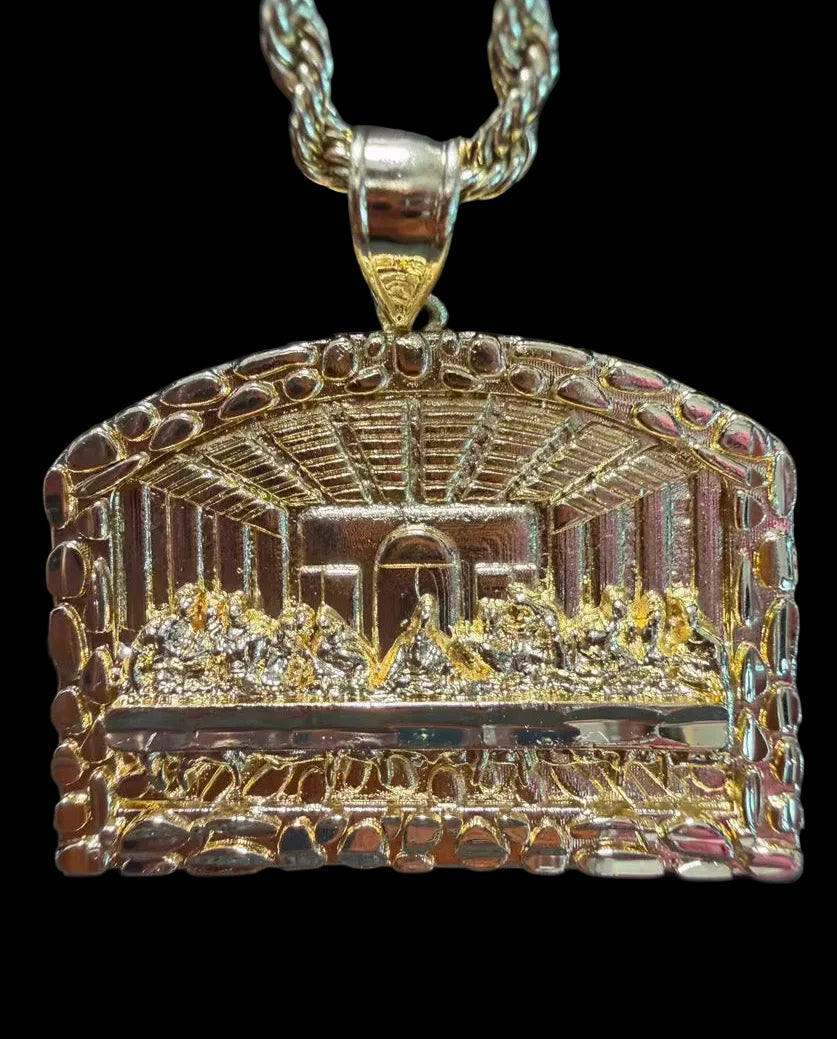 Arched Last Supper Necklace