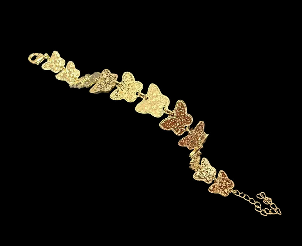 Full Butterfly Nugget Bracelet