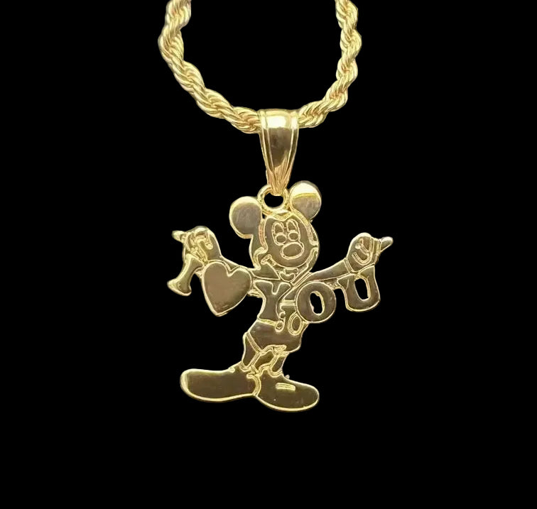 I❤️You Mouse Necklace