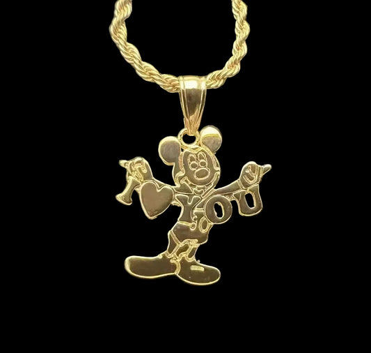 I❤️You Mouse Necklace