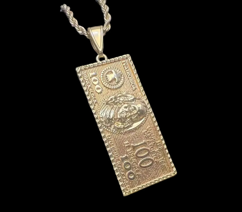 100 Bill Necklace