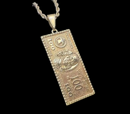 100 Bill Necklace