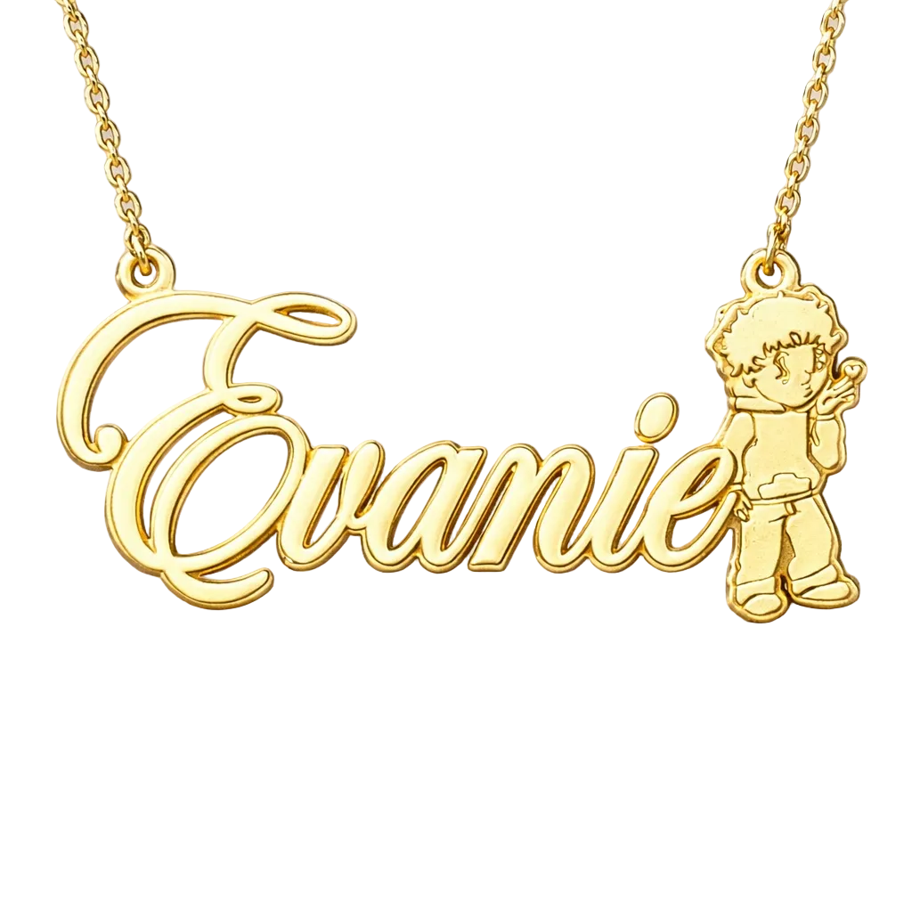 Junior H Custom Name Necklace