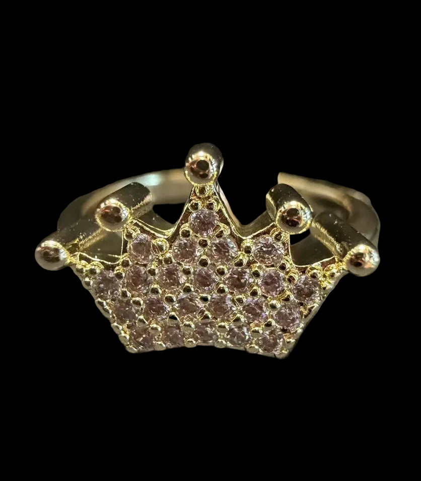 Pink Crown Ring