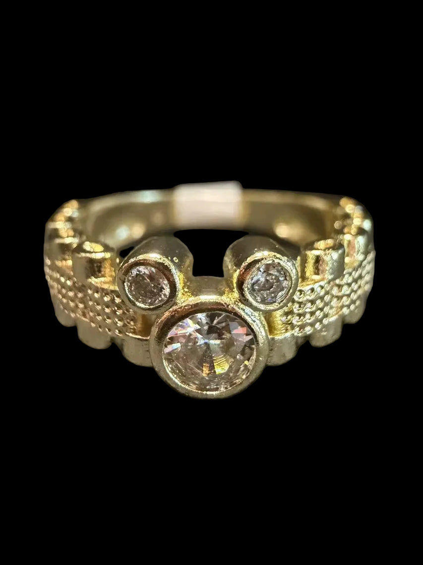 White Mouse Rolex Ring