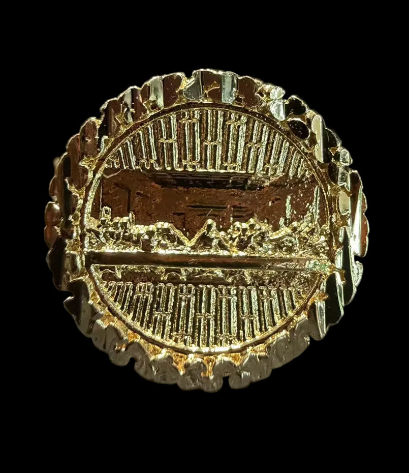 Last Supper Circle Nugget Ring